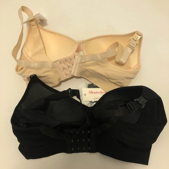 Desire love NWT 2 nursing maternity bras with extenders size medium - Picture 2 of 7